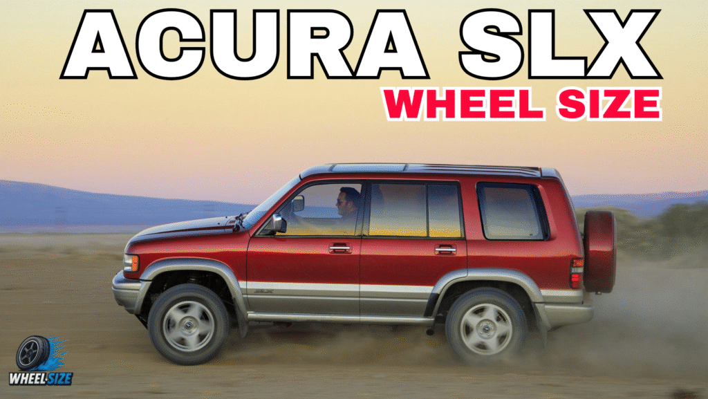 Acura SLX Bolt Pattern, Tire Size, Rim Size, Center Bore, and Offsets