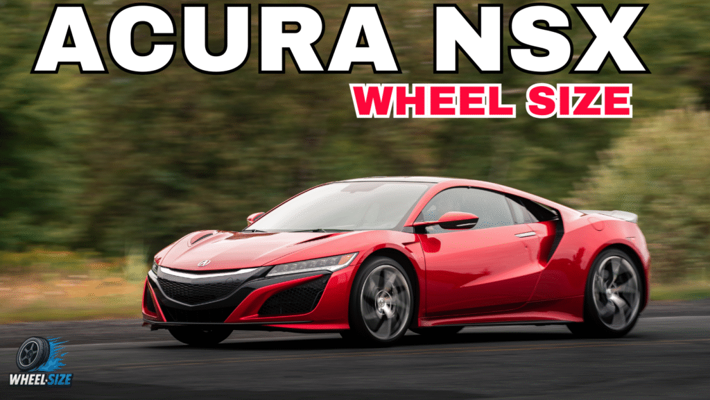 Acura NSX Bolt Pattern, Tire Size, Rim Size, Center Bore, and Offsets