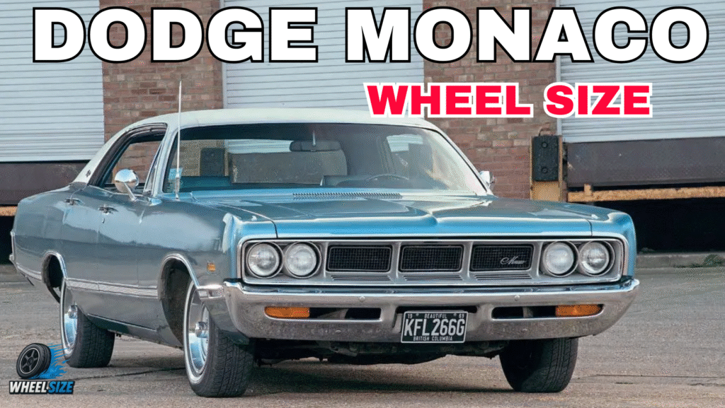 Dodge Monaco Bolt Pattern, Tire Size, Rim Size, Center Bore, and Offsets